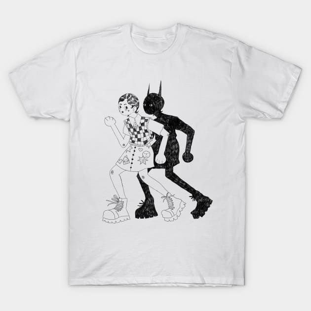 Evil twin T-Shirt by marilyneemery